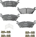 Bendix Premium SBC2383 Ceramic Rear Brake Pads for Ford Expedition 2024-2023, F-150 2023-2021, F-150 Lightning 2022, Lincoln Navigator 2024-2023
