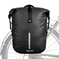 Rhinowalk Bike Pannier Bag Waterproof Rack Bicycle Bag 18L Bike Bag Shoulder Bag Laptop Pannier Backpack Professional Cycling Accessories-Black