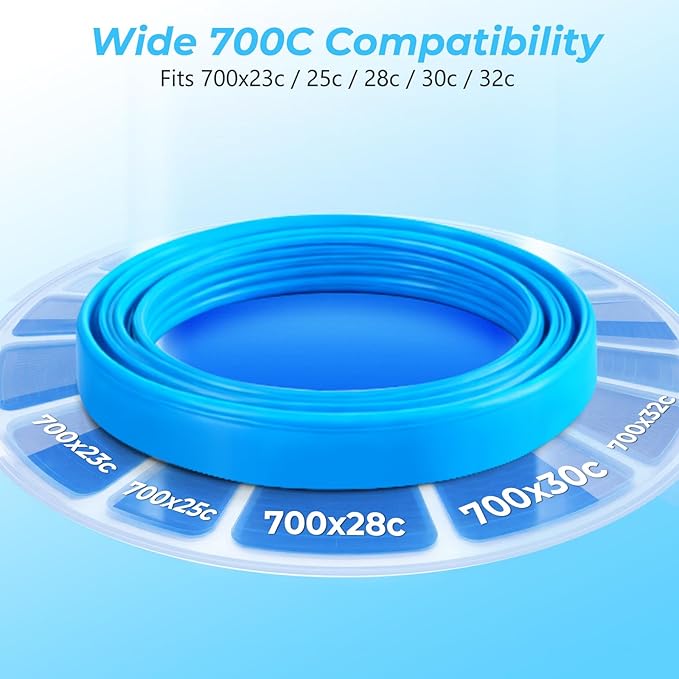 2-Pack TPU Inner Tube 700C x 23C-32C with 65mm Presta Valves TPU Bike Tube Lightweight Bicycle Spare Tire