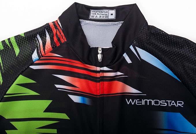 New Pro Full Zipper Men's Cycling Jersey Short Sleeve Riding Shirt USA