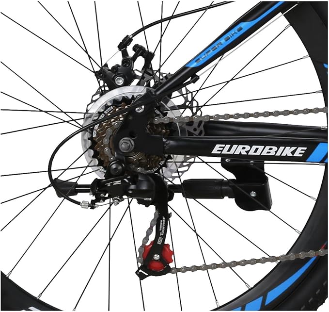 EUROBIKE Folding Bike,Folding Bike for Adults,21 Speed Bike,26/27.5 Inches, Dual Suspension Bike | Dual Suspension Bike