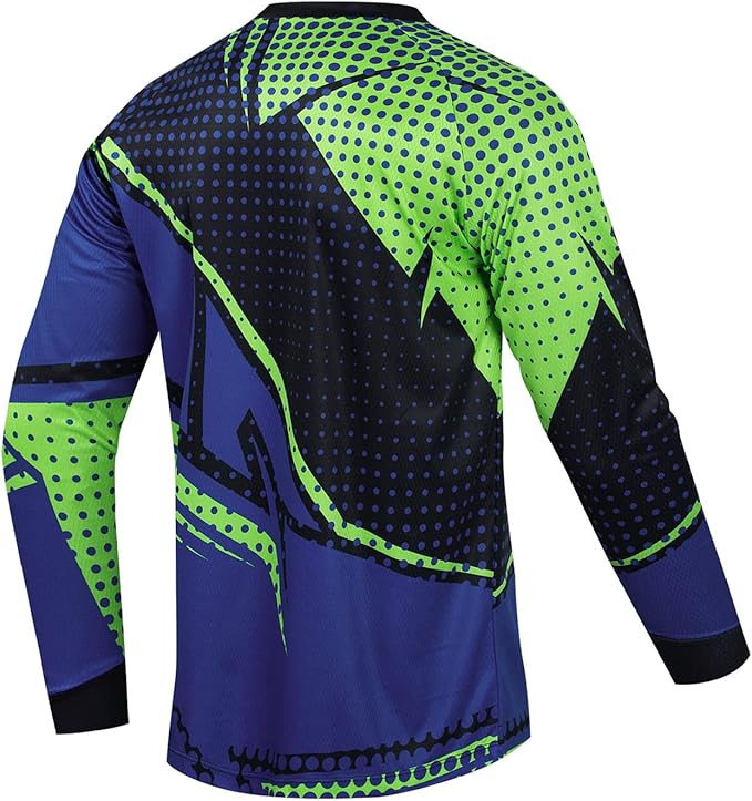 Cycling Jersey Long Sleeve Men's Mountain Bike Motocross Jersey Long Sleeve MTB T-Shirt