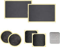 6Pcs Self-Adhesive Bicycle Tire Inner Tube Patch Repair Kit - Glueless Bike Tube Patches in Round, Square, and Rectangle Shape with Metal Rasp - by Mobi Lock