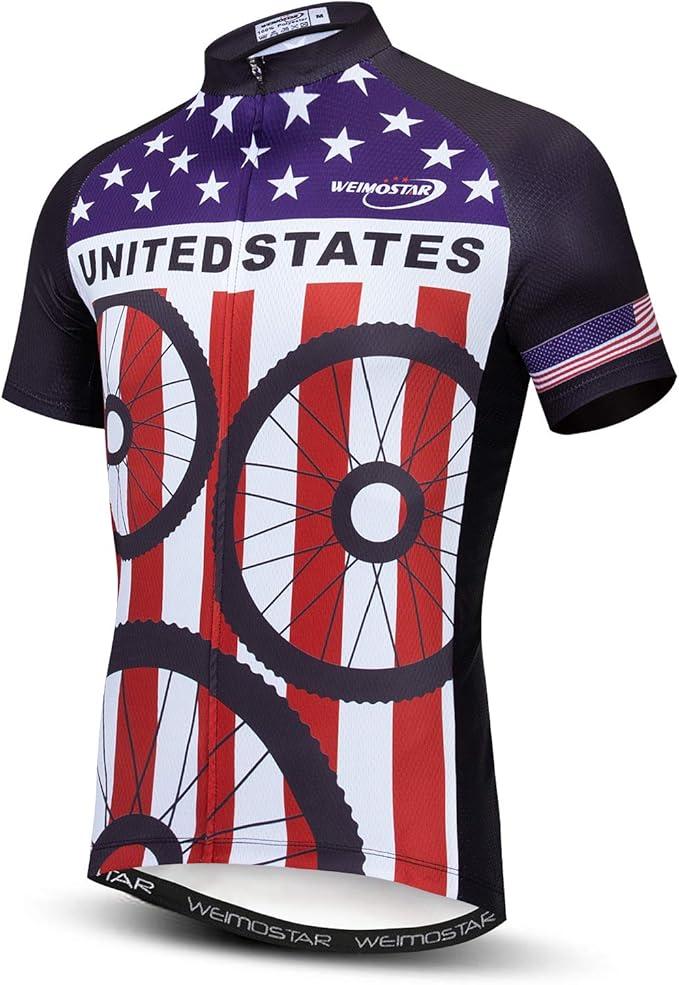 Men's Cycling Jerseys Summer Breathable Bicycle Shirts for Male Riding Clothing Quick Dry MTB Jersey