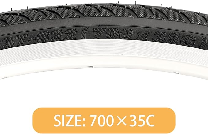 Hycline Road Bike Replacement Tire: 700x25C/700x28C/700Cx35C Folding High-Performance Wear-Resistant Bicycle Tires for City Commuter Road