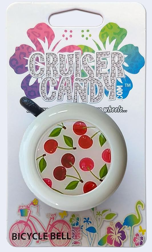 Cruiser Candy Fashion Bicycle Bell, Steel Ringer Nice Sound Bike Bell, Cute Stylish with Classic Bell Ring Tone