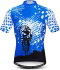 Men's Cycling Jerseys Summer Breathable Bicycle Shirts for Male Riding Clothing Quick Dry MTB Jersey