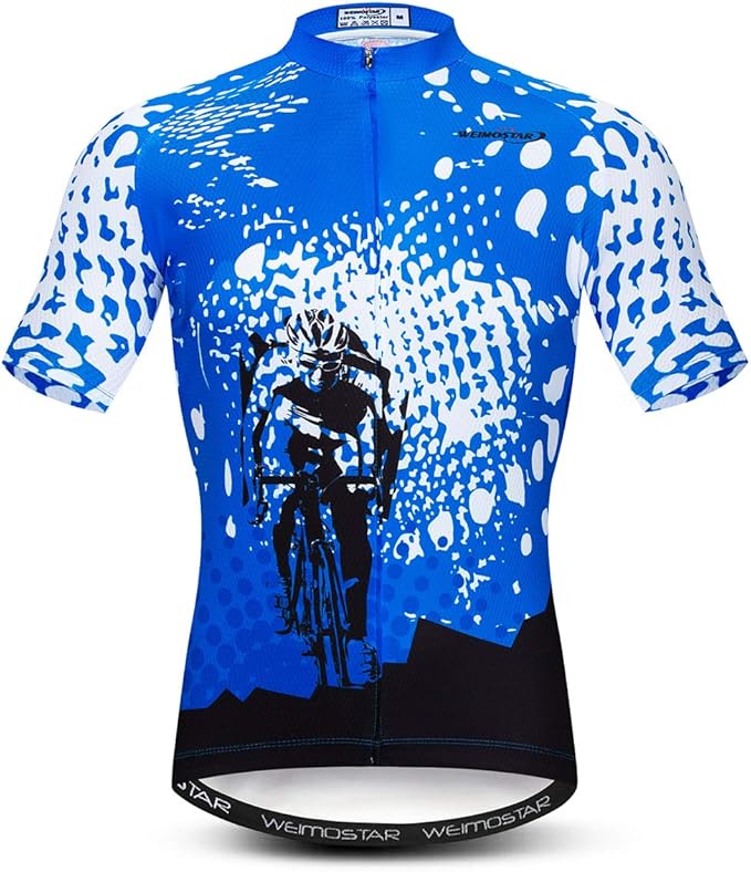 Men's Cycling Jerseys Summer Breathable Bicycle Shirts for Male Riding Clothing Quick Dry MTB Jersey