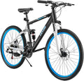 VEVOR Mountain Bike for Men/Women, 20"/26"/29" Sizes, 7/21/24 Speed Twist Shifting, Front or Dual Suspension, Dual Disc Brakes, Comfort Saddle, Sleek Colors