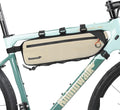 Rhinowalk Bike Triangle Bag - Waterproof Under Top Tube Bag, Cycling Accessories (Beige, L (2.7L))