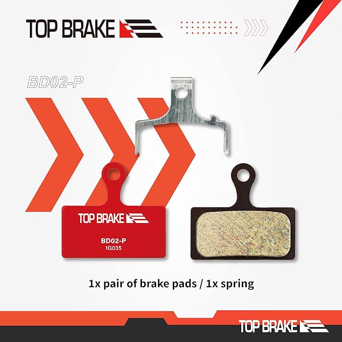 TOP BRAKE Disc Bike Brake Pads Compatible with Shimano XTR M9000/9020 Deore XT M785/ M8000 | MTB/eMTB/Gravel/Cross Country(XC)/Trail/All Mountain/Cycling