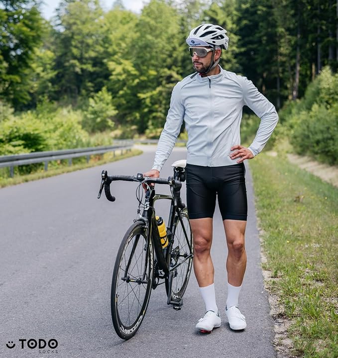TODO PRO Cycling Socks - Breathable Bike Socks for Men and Women