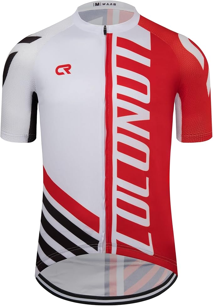 Coconut Ropamo CR Mens Cycling Jersey Short Sleeve Road Bike Shirt with 3+1 Zipper Pockets Breathable Quick Dry