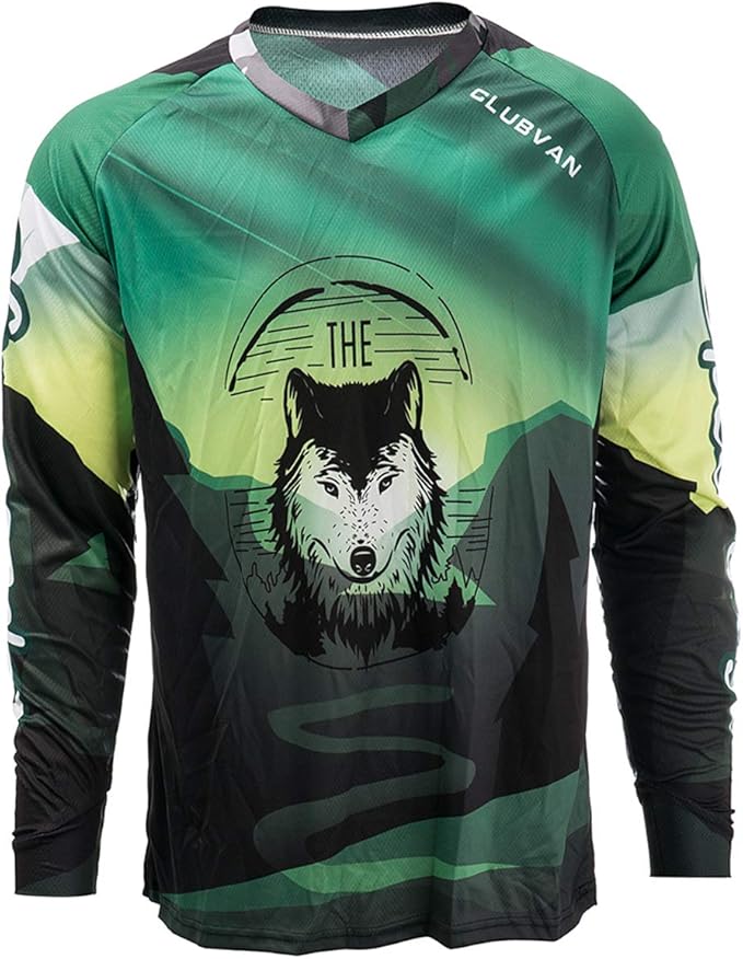 Men's Racing Shirts Summer Motocross Jersey Bicycle Sportswear MTB Jersey Long Sleeve Mountain Bike Clothes
