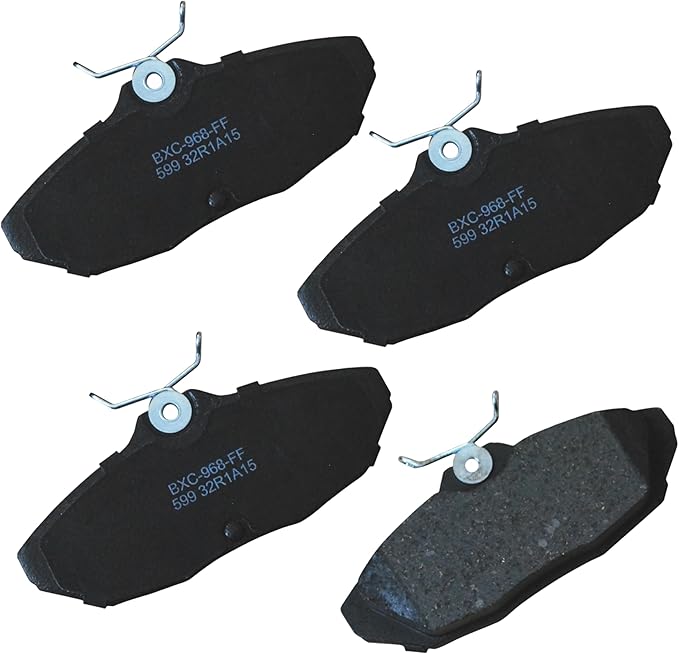 Bendix Premium SBC599 Ceramic Rear Brake Pads for Ford Cougar 1994-1993, Thunderbird 1997-1993, Lincoln Mark VIII 1998-1993, Mercury Cougar 1997-1993