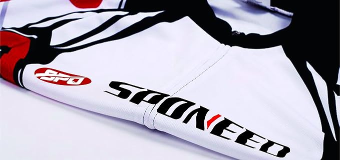sponeed Men's Bicycle Shirts Long Sleeve Biker Jerseys Full Zipper Winter Cycling Gear Breathable