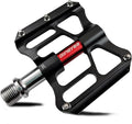 Road/MTB Bike Pedals CNC Aluminum Alloy Bicycle Pedals - Seal Bearing Mountain Bike Flat Platform Pedal with Removable Anti-Skid Nails