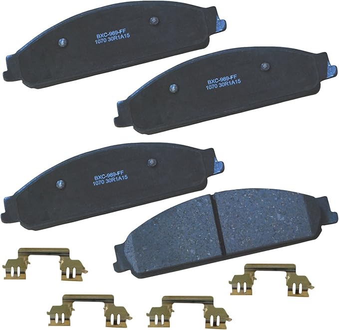 Bendix Premium SBC1070 Ceramic Front Brake Pads fits Ford Five Hundred 2007-2005, Freestyle 2007-2005, Taurus 2009-2008, Taurus X 2009-2008, Mercury Montego 2007-2005, Sable 2009-2008