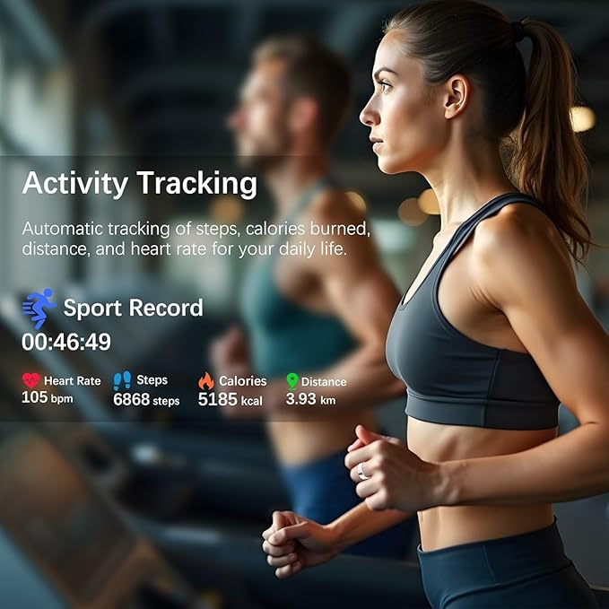 Smart Ring Health Fitness Tracker for Men Women, Step/Heart Rate/Blood Oxygen/Blood Pressure/Sleep Monitoring for iPhone & Andriod, No App Subscription (Rose Gold, #10)