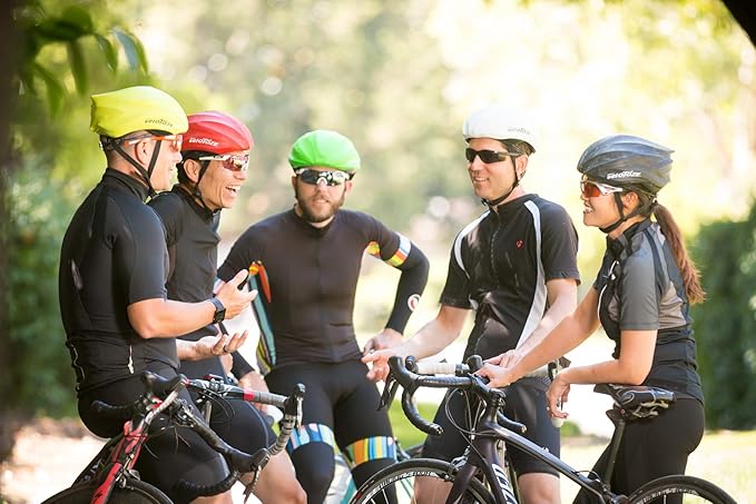 veloToze Cycling Helmet Cover, fits Most Bike Helmets - Keeps Wind, rain and Sun Away from Head; Bright Colors for Visibility