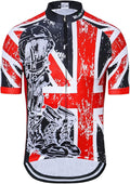 New Pro Full Zipper Men's Cycling Jersey Short Sleeve Riding Shirt USA
