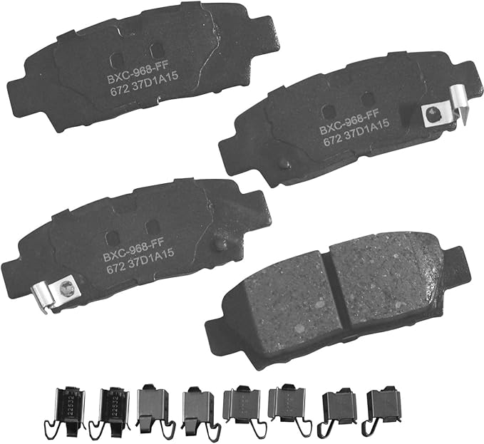 Bendix Premium SBC672 Ceramic Rear Brake Pads for Toyota Avalon 1999-1995