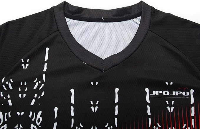 PSPORT Men's Motocross Jersey Long Sleeve Motocross Shirt Men Mountain Dirt Bike Jersey Downhill Riding Racing Clothing Tops