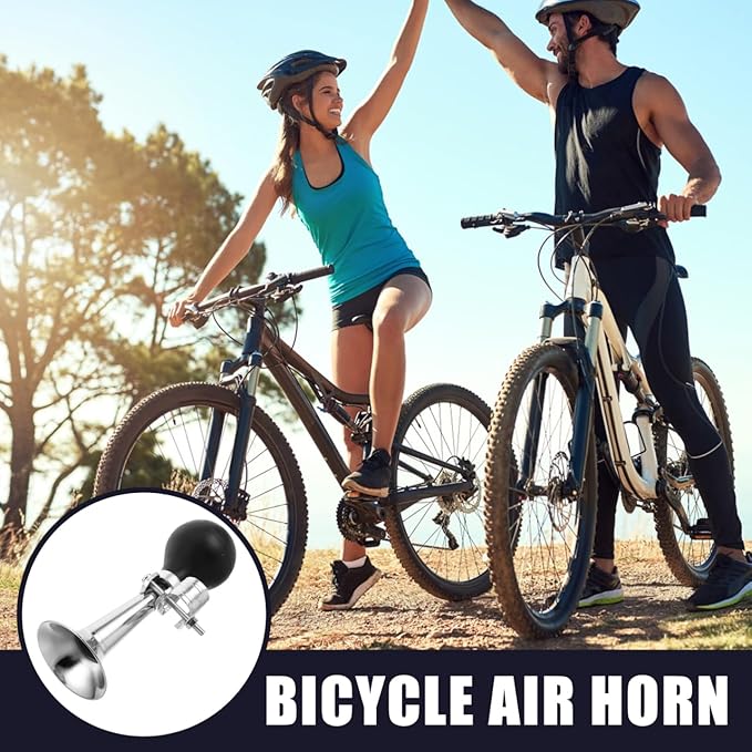 KESYOO Vintage Metal Bugle Horn for Bicycles Loud Clown Horn Durable Cycling Accessory for Safety Urban Areas