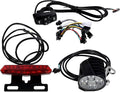 HEMOTON Multi-Function Electric Bike Light Kit with LED Front and Rear Lights, Turn Signal, Horn Switch Button for Electric Scooters and Bikes, Handlebar Control for Safe Urban Riding