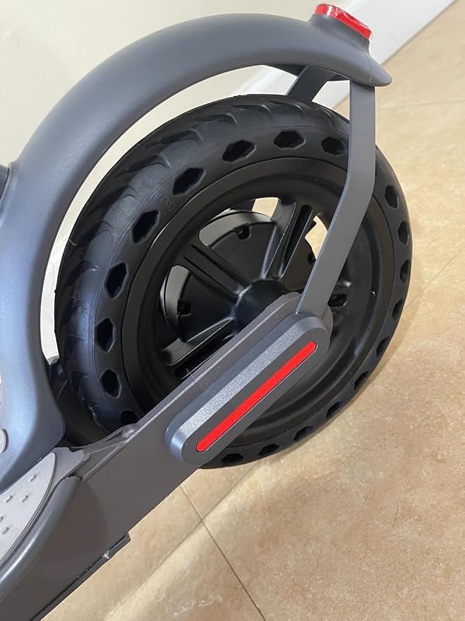 Electric Scooter for Adults - 19/22MPH & 15/22Mile Range, 8.5"/10" Solid Tires Folding Commuter E-Scooter with Dual Suspension, App Control & Dual Brake System, with Seat