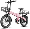 Jasion Electric Bike for Adults, 1000W Peak Motor Foldable Ebike, Aluminum 20'' Fat Tire Electric Bicycle Built-in 48V Removable Battery, EBS Commuter E Bikes up to 23 MPH & 45 Miles Max Range