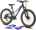 SPATIAL Mountain Bike, 20/24/26/27.5/29 inch Outdoor Cycling Bike,21/8 Speed Lightweight Aluminum Frame | Dual Disc Brakes,Adjustable Ergonomic Seat for Men Women Adult Teens