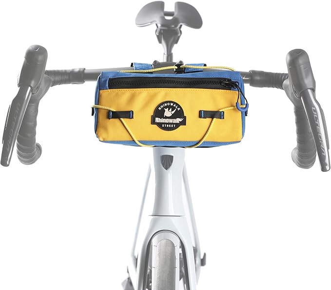 Rhinowalk Bike Handlebar Bag Urban Cycling Front Bag Bike Basket Bicycle Storage Bag for MTB Road Bike Folding Bike, Shoulder Bag, Cycling Accessories(Blue)