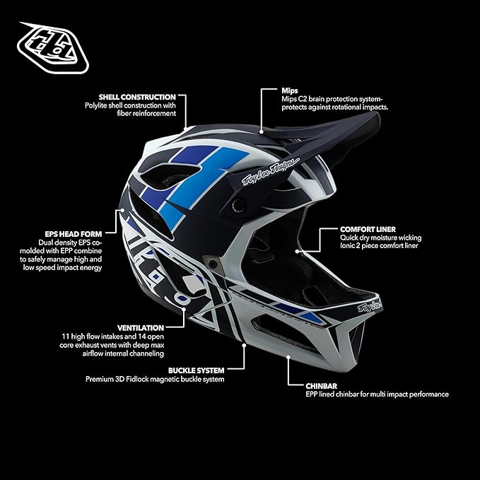 Troy Lee Designs Stage Helmet MIPS for Mountain Bicycle MTB BMX