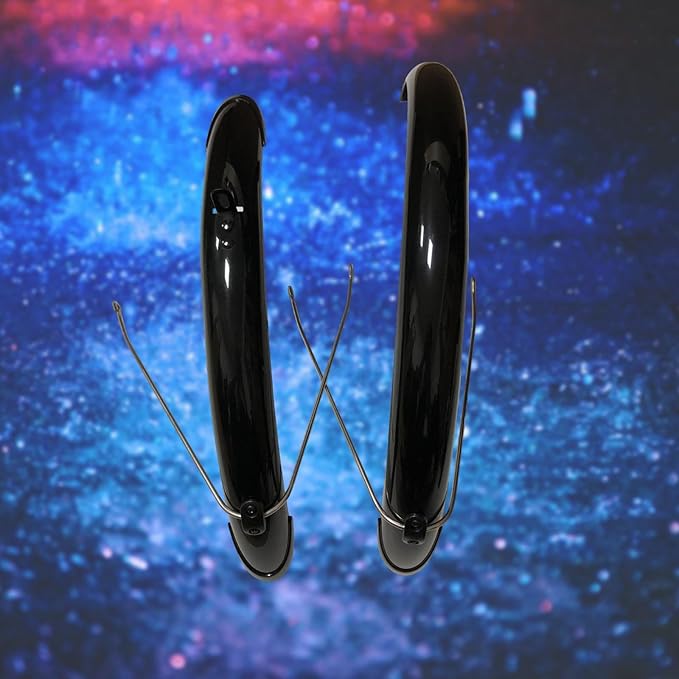 pistro Folding Bike Fenders Front & Rear Fenders for 20 Inch Wheel Folding Bicycles Black Bicycle Mud Guards Mudflaps