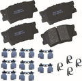 Bendix Premium SBC1212 Ceramic Rear Brake Pads for Select Models Lexus ES300h, ES350, HS250h, Pontiac Vibe, Toyota Avalon, Camry, Matrix, RAV4