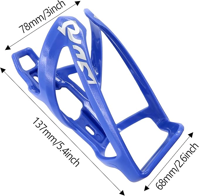 2PCS Bike Water Bottle Holder, Bicycle Water Bottle Cage, Universal Bike Cup Holder for Bicycle, Cycling, Road/Mountain Bikes, Blue
