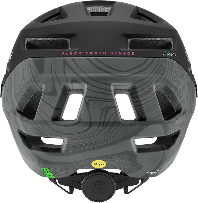 SMITH Payroll E-Bike Helmet – Adult Mountain E-Bike Helmet with MIPS Technology + Aleck Safety Sensor Accessory – Lightweight Protection for Men & Women – Adjustable Visor