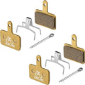 Zacro 2/4 Pairs Bike Brake Pads, Ceramic Bicycle Disc Brake Pads Fit for Tektro Shimano TRP Deore Br-M575 B01s Mt200 M525 M515 T615 T675 M505 M495 M486 M485, Mountain MTB Ebike Brake Pads Replacement
