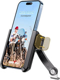 Motorcycle Phone Mount, 1S Quick Release Anti Shake Motorbike Phone Holder for 3.5-7.0 Inch Smartphone for Motorcycle Mirror Phone Mount with 360° Rotatabe