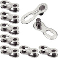 VANSIHO 8 Pairs 10 Speed Bicycle Chain Connector Missing Link for MTB/Road/BMX/Electric Bikes
