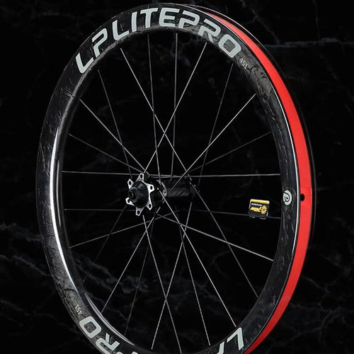 20in Carbon Fibre Folding Bike Wheelset, Quick Release BMX Bicycle Wheel Rim 24H 100/135mm, Marble Pattern Rims