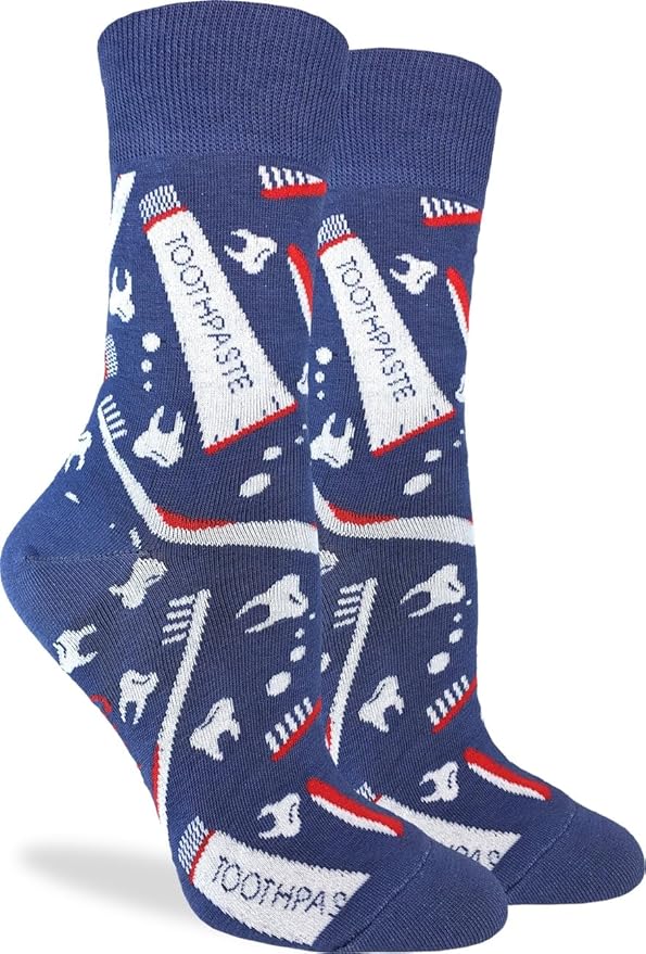 Good Luck Sock Novelty Crew Socks for Adults - For Men, Women and Teens