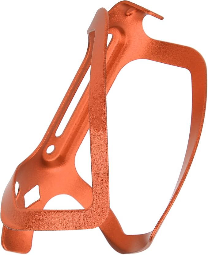 Aluminum Alloy Cage Cage Bouteille, Light Support for Folding Bikes on Road, Black Accessories (Orange)
