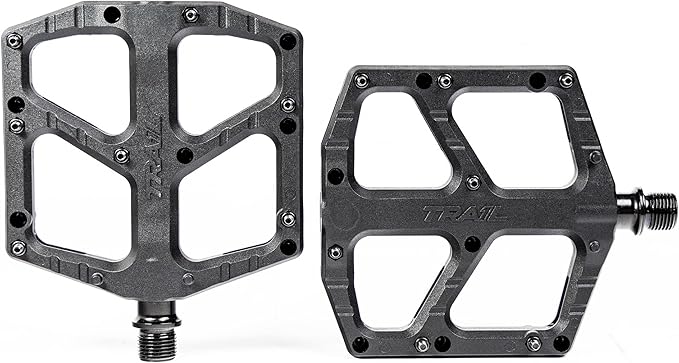 Trail One Components Vortex Pedals - Black Composite