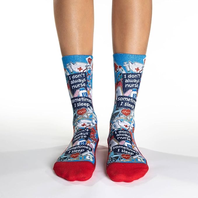 Good Luck Sock Novelty Crew Socks for Adults - For Men, Women and Teens