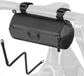 Bike Handlebar Bag,Bicycle Cycling Handlebar Bag,Bike Front Bag,Front Biking Storage Bag,Bike Front Pouch Handlebar Bags for Bicycles,Waterproof Shoulder Straps Reflective for Road/Mountain Bikes