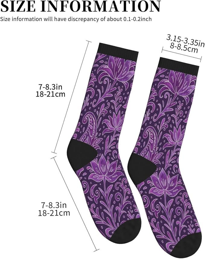 Crew Athletic Socks Funny Crazy Casual Sports Novelty Dress Socks for Women Men Running Hiking