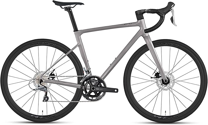 700C Road Bike Frameset 41cm 45cm 48cm 51cm 54cm Aluminum Alloy Disc Brake Frame with Carbon Fibre Fork Thru Axle F12x100mm R12x142mm Internal Routing BSA BB68mm