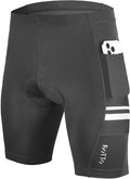 ROTTO Men's Cycling Shorts Padded Bike Shorts with Sponge & Gel Padding for Road & MTB Biking